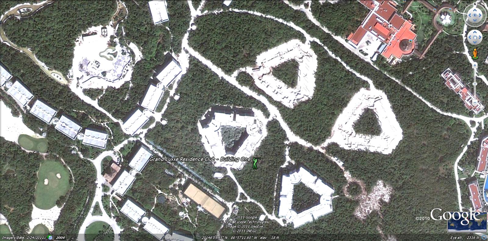 Grand Luxxe Residence Club Buildings Google Earth Feb 24 2011