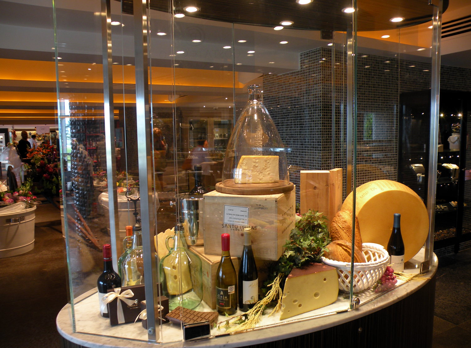 Cheese and Wine Display
