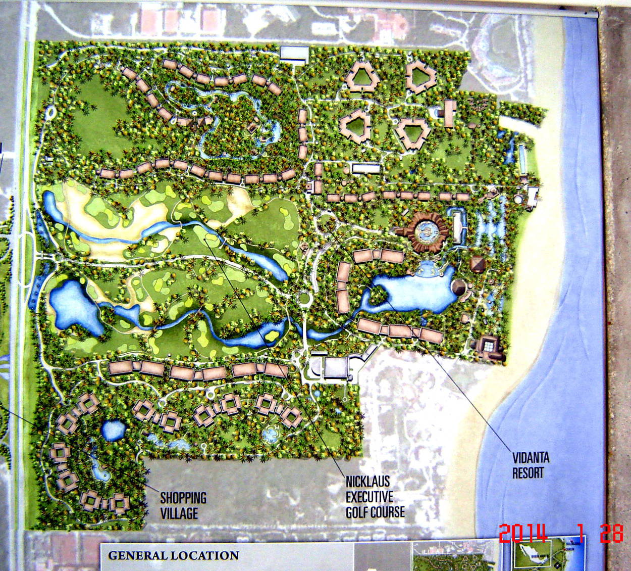 Riviera Maya Map Vida Resort