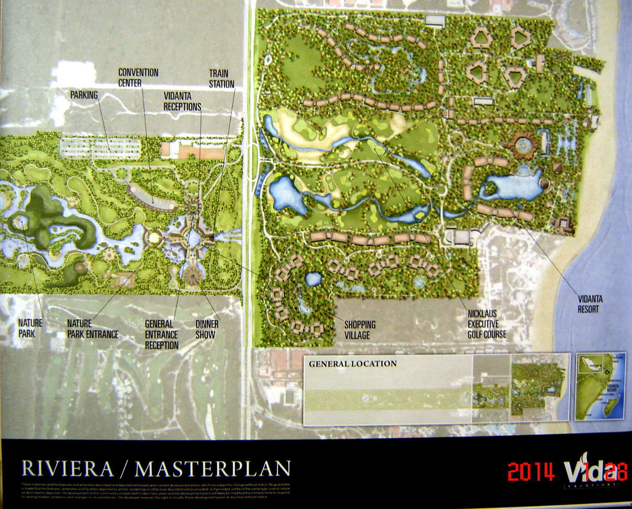 Riviera Maya Map Vida Total Property
