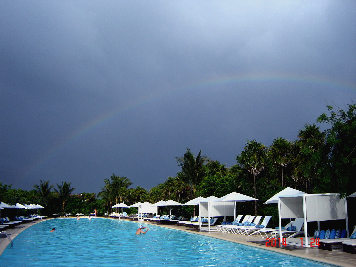 Rainbow over GL RM Pool