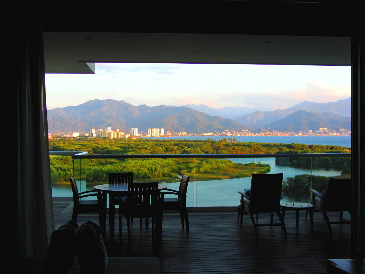 View of Puerto Vallarta from a Luxxe Deck