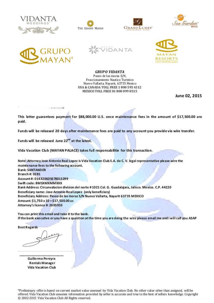 Guarantee Letter Grand Luxxe 6 2 15