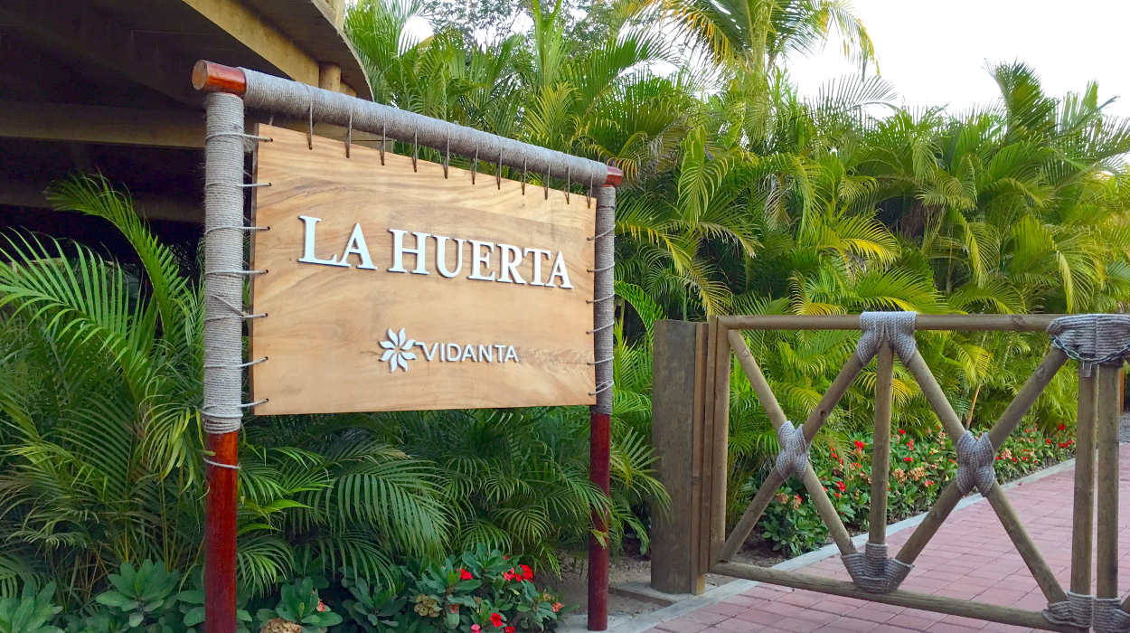 The Vidanta property has a Huerta it uses to grow vegetables used in the restaurants and maybe in the grocery store.  Speculation, actually because we have not actually seen La Huerta....yet that is.