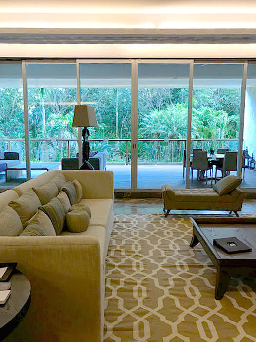 Residence at the Grand Luxxe - Living Room Area.