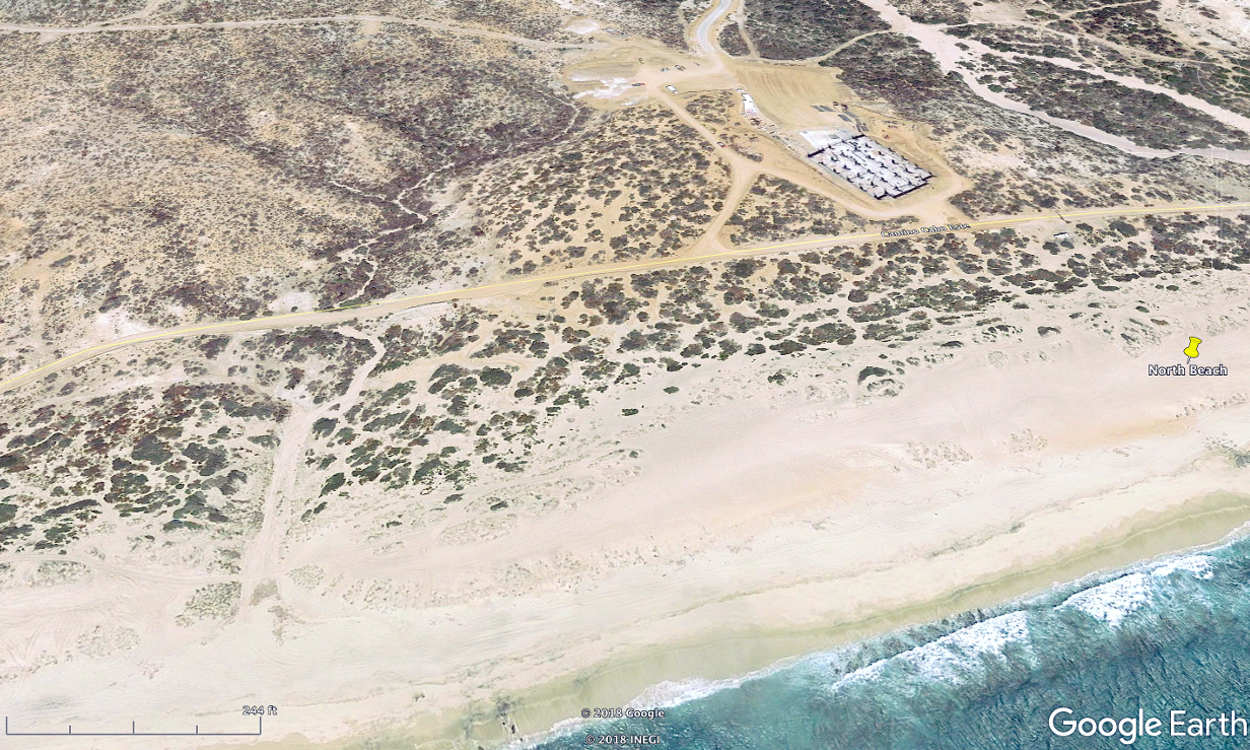 Proposed beach club area at the East Cape property.