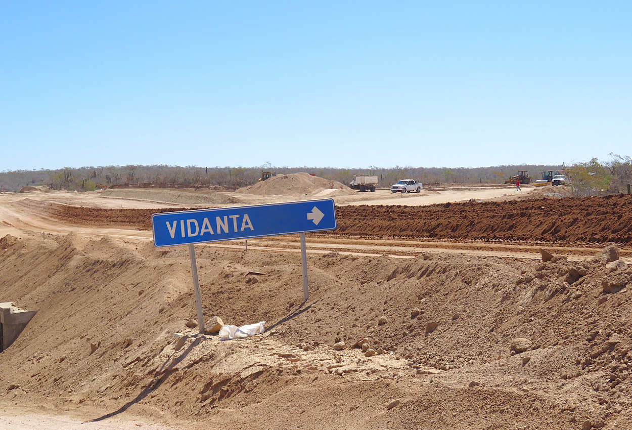 The road to Vidanta from the lower East Cape Road is rough.  However, there is a sign.  Check it out yourself the next time you are in the area.