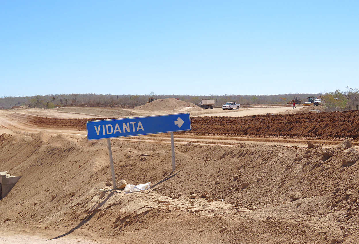 The road to Vidanta from the lower East Cape Road is rough.  However, there is a sign.  Check it out yourself the next time you are in the area.