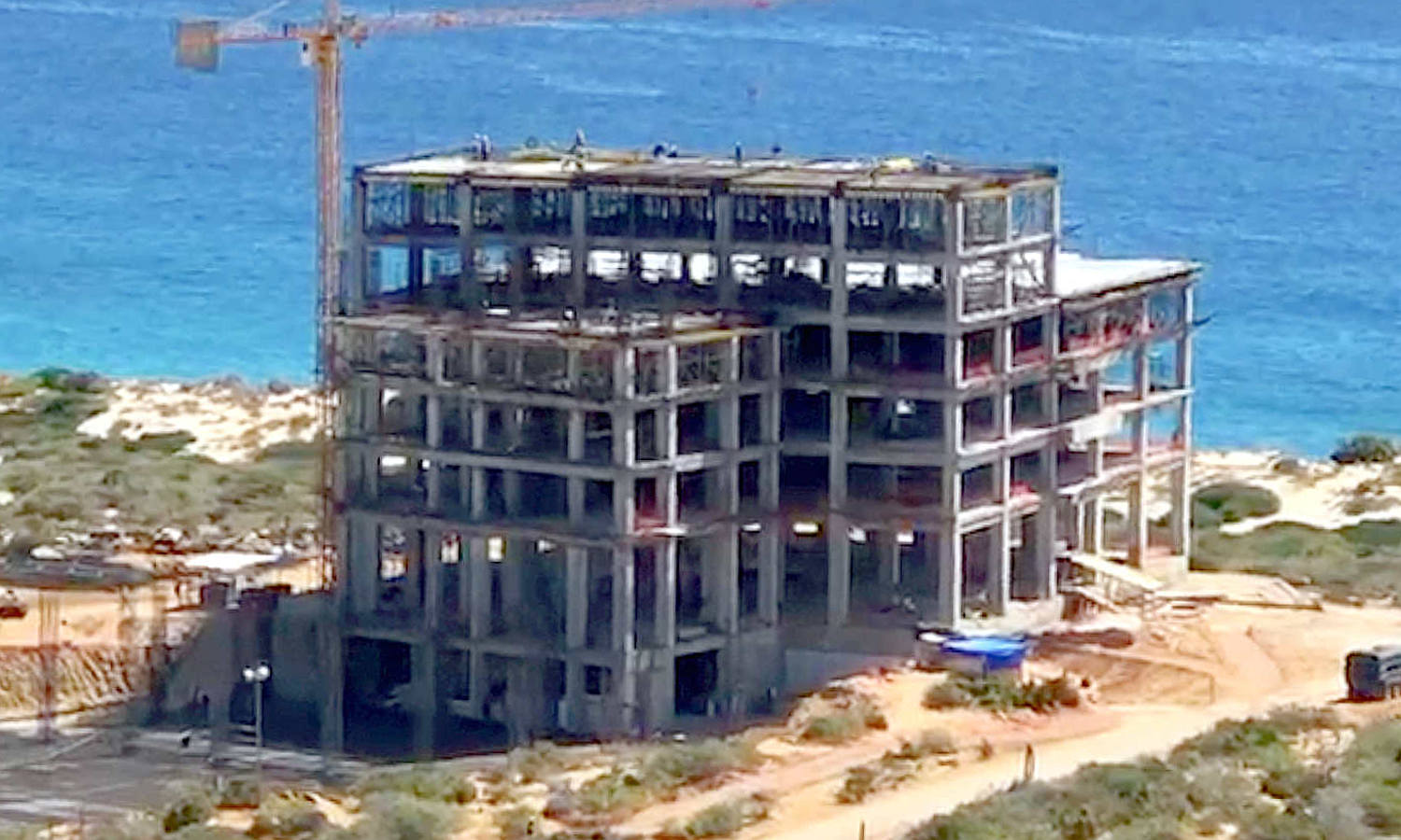 East Cape construction - February 22, 2019.