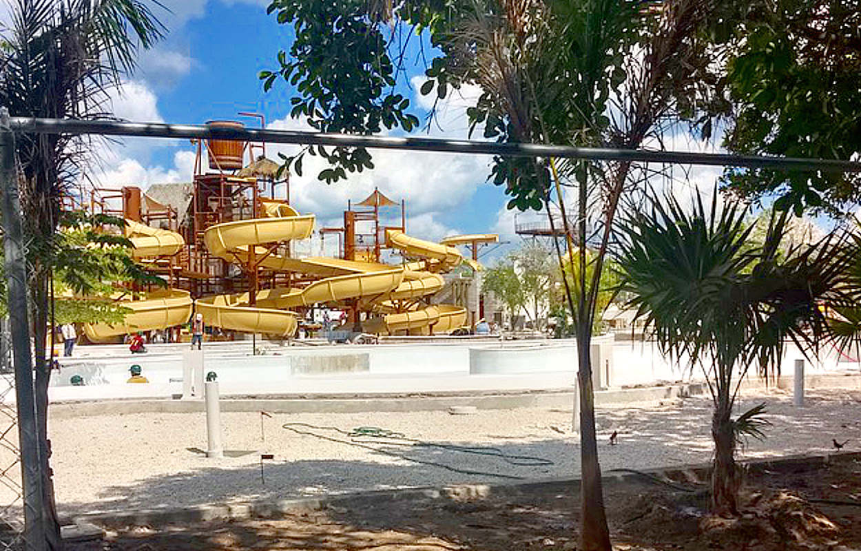 Jungala is the name of the Riviera Maya Water Park - Just announced by Grupo Vidanta on May 7.  It will be an exciting venue with steep rides and many other water features.  Stay tuned....Subscribers View - 5/7/19