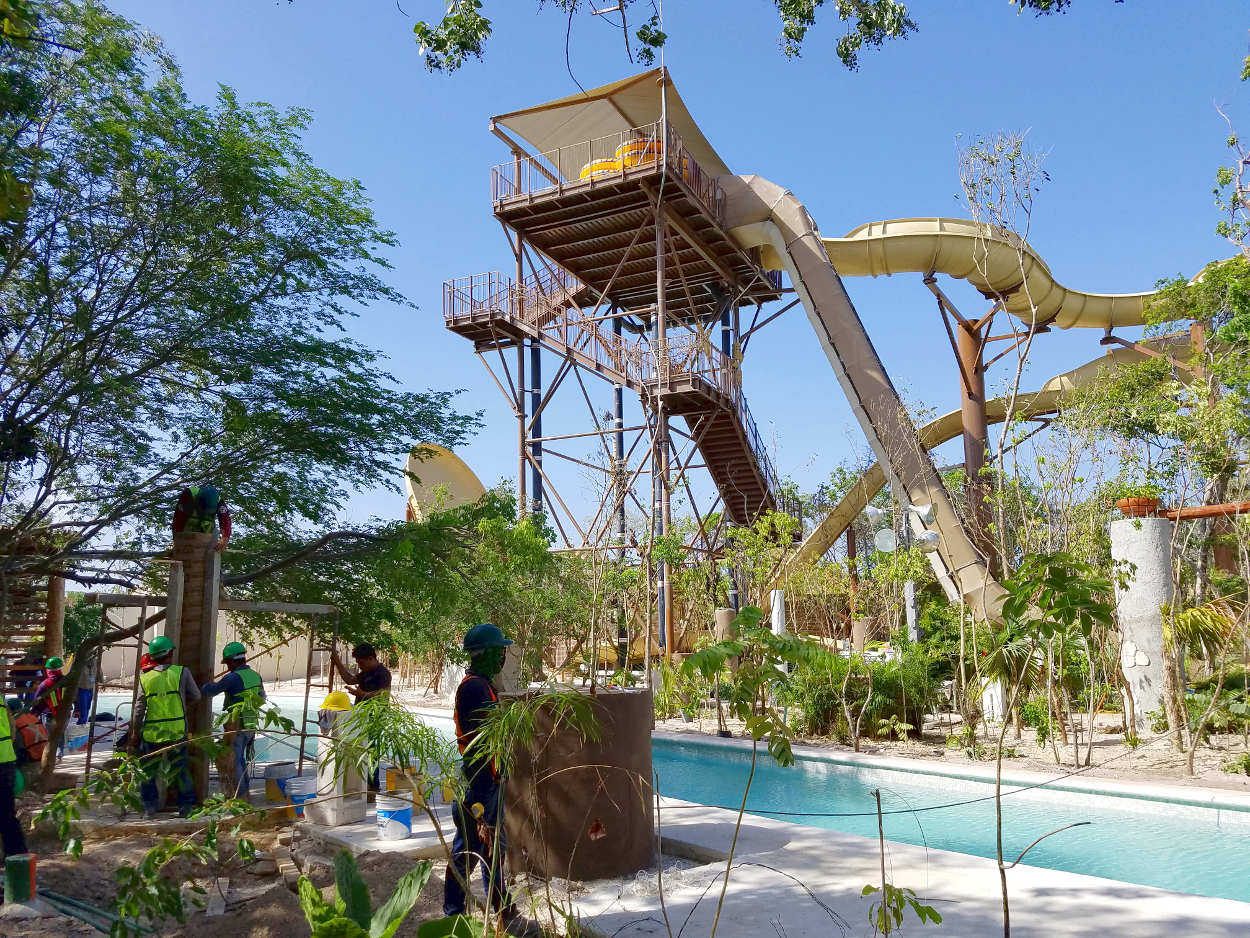 Jungala Water Park at Vidanta’s Riviera Maya property is not ready.  Maybe 2 to 3 more months.  October opening?