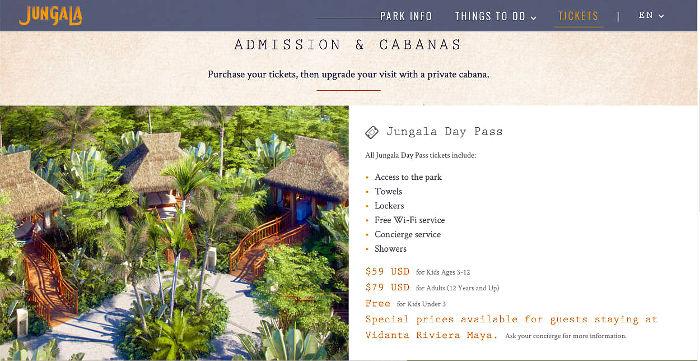 Tap the photo to be taken to the Jungala Pricing Page at https://www.jungala.com/en/admission.html