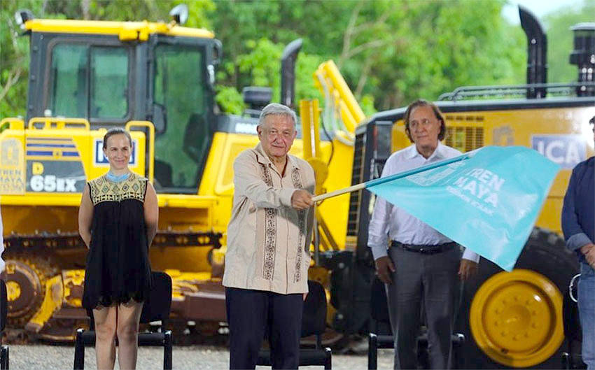 Construction of the Maya Train was given an official send off by President AMLO and Sr. Chavez.. Stay tuned... - Subscribers View - 6/2/20