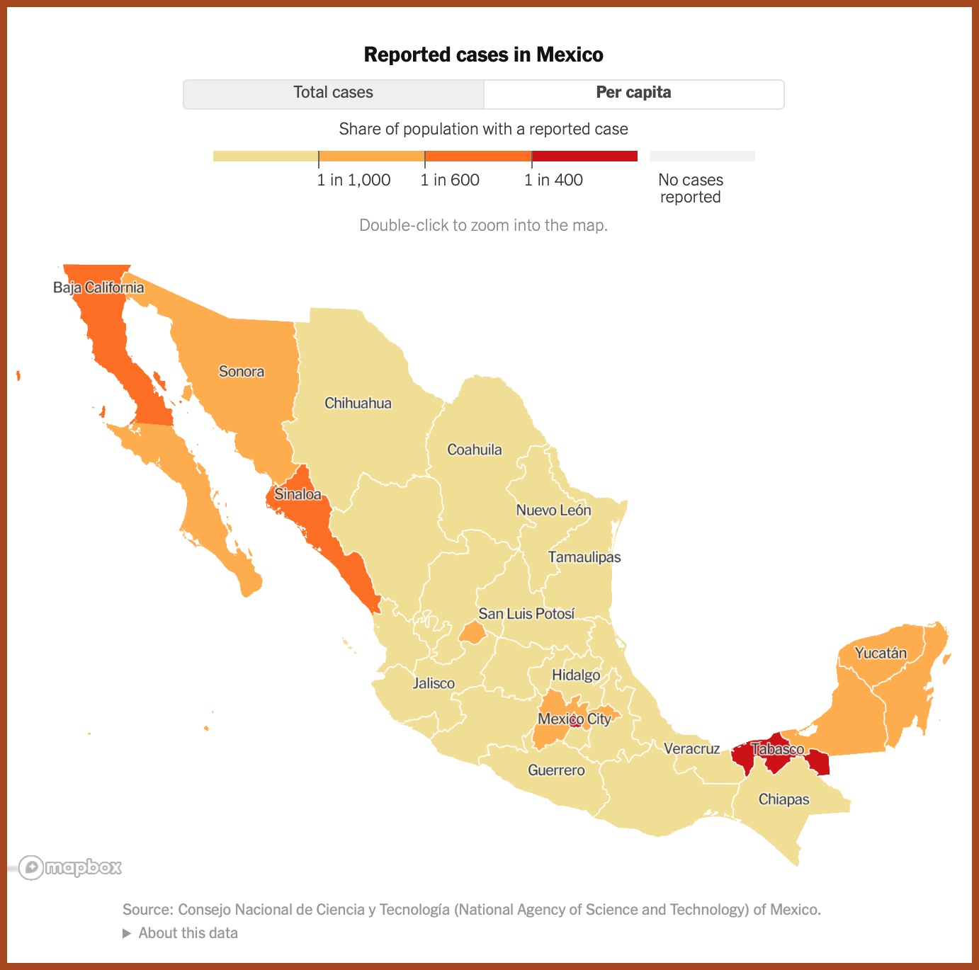 Active Cases In Mexico 6 14 20