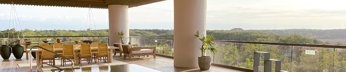 This photo shows the deck of a Luxurious 4 Bedroom Empire Estates Suite at Vidanta Nuevo Nayarit.